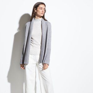 Vince Wool Cashmere Wide Collar Cardigan
